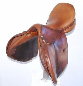 18" DEVOUCOUX OREKA SADDLE (S11FE0001) FULL CALF, GOOD CONDITION!! - XVD