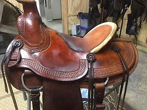 Dave Seay Signature Western Saddle by American Saddlery, 16", rare find