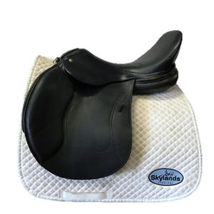 Used Schleese Eagle Jump Saddle - Size 18" - Brown