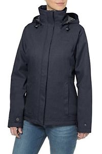 Tg 48| VAUDE, Giacca doppio strato Donna Rincon 3 In 1, Grigio (Tarmac Grey), 48