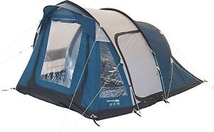 NEW Trespass Go Further 4 Man 2 Room Family Tent with carpet