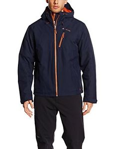 Tg Large| VAUDE, Giacca con cappuccio Uomo Roga, Blu (Eclipse), L