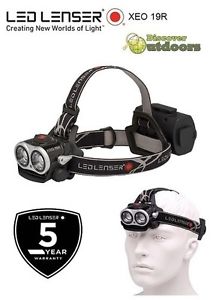 New LED Lenser XEO19R Black Clam Pack Head Torch 2000 LUMENS - Genuine Seller