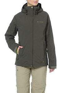 Tg 48| VAUDE, Giacca doppio strato Donna Kintail 3 in 1 III, Marrone (Fir Green)
