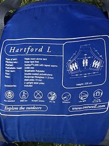 Outwell Hartford L 8 Man Tent Camping