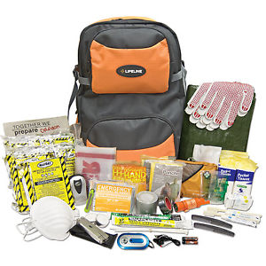 Camping 3 Day Pack Survival Lifeline Two Person 72 Hour Premium Kit 146 Pieces