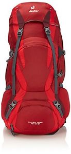 Tg 74 x 34 x 28 cm| Deuter, Zaino da campeggio Futura, Rosso (Cranberry/Fire), 7