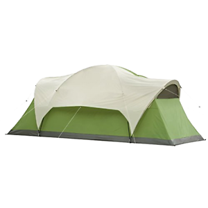 Coleman 8-Person Family Camping Hiking Outdoor Private Canopies Tent, Green, New