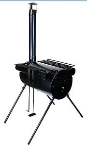 Portable Military Camping Steel Wood Stove Tent Heater for Fishing Camp Cooking