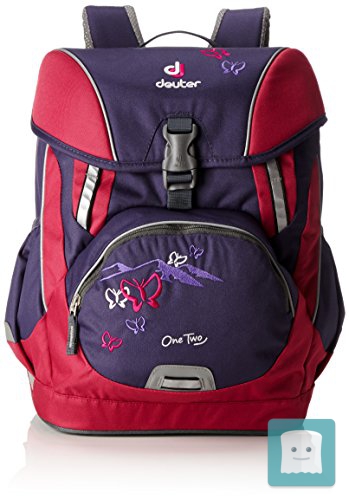 DEUTER ONETWO - ZAINO PER BAMBINI VIOLA BLUEBERRY BUTTERFLY 42 X 30 X 22 CM, ...