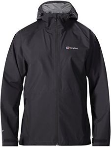Tg Small| Berghaus Paclite giacca Shell 2.0, Uomo, Paclite 2.0, Black / Black, S