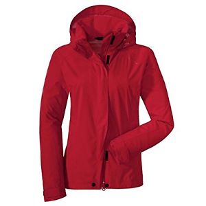 Tg 40| Schöffel Easy L II, Giacca Donna, Rosso-High Risk Red, 40