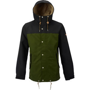 Burton Notch Mens Jacket Coat - True Black Rifle Green All Sizes