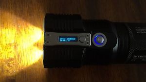 NiteCore TM26 4x XM-L2 U2 3800LM LED Flashlight OLED Display + 4x NCR 18650B