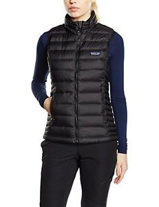 Tg 12| Patagonia - Piumino smanicato da donna, colore: nero, nero (nero), 12