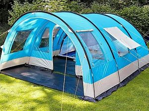 skandika Helsinki 6 Person/Man Family Tent 5000mm Column Optional Porch Area New