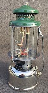 COLEMAN QUICK LITE MODEL 220 DOUBLE MANTLE LANTERN MADE SEPTEMBER 1928