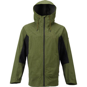 Burton Gore Packrite Mens Jacket Coat - Rifle Green True Black All Sizes