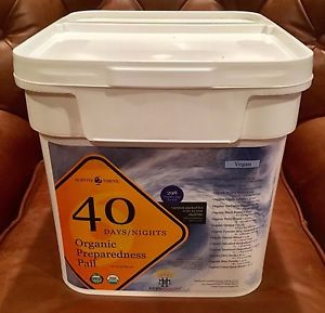 40 Days/Nights Organic Emergency Survival Food Supply