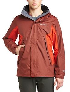 Tg Medium| Columbia Sestrieres Interchange Giacca da Sci, Rosso(Red Rocks), M