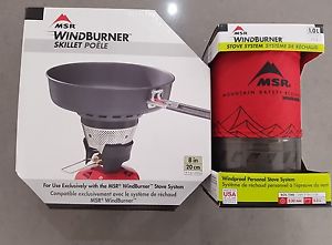 MSR Windburner camping stove and Skillet - BNIB