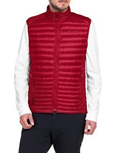 Tg Small| VAUDE Kabru Light Vest Gilet da uomo, Rosso (Rosso indiano), S