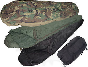 US Military 5 pc MSS Modular Sleeping Bag System w/Army Sleeping Pad