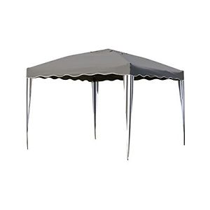 Tg 300 x 300 x 250 cm| Greemotion Gazebo Pieghevole, Chicago, Bianco/Antracite,