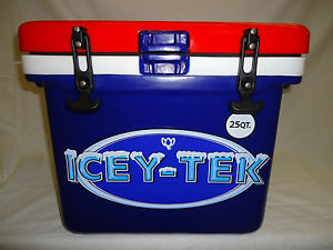 **CLEARANCE SALE**25 Qt  PREMIUM Icey -Tek   Cube Box Cooler. FREE SHIPPING