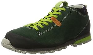 Tg 42| AKUBellamont Suede - Scarpe da Arrampicata Alta Unisex - Adulto, verde (