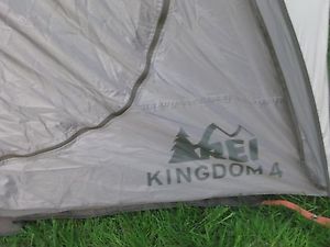 REI Kingdom 4 tent with footprint