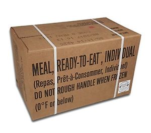 Full box B (13-24 menus) MRE Genuine U.S. Army Surplus best before 05-2019