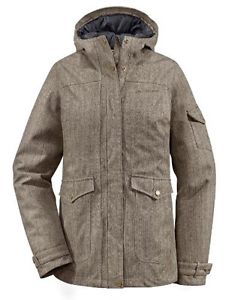Tg 34| Vaude Yale Jacket VI - Cappotto da donna, Marrone (maple wood), 34