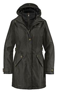 Tg 44| VAUDE, Giacca doppia Donna Women's Belco 3in1 Cappotto, Verde (fir green)