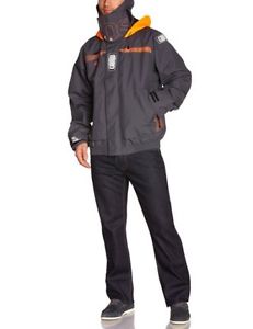 Tg L (FR: 42)| TBS Technisynthese - Giubbotto nautico da uomo, grigio (Arancione