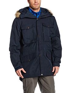 Tg Medium| Fjällräven Sarek - Giacca tecnica da uomo, UOMO, Sarek, (- Dark N