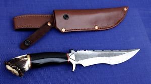 DAMASTMESSER HANDMADE EINZELSTÜCK 512 LAGEN 1. WAHL