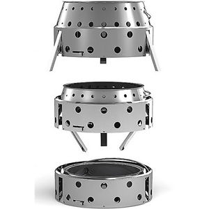 Petromax Atago Unisex Adventure Gear Cooking System - Silver One Size