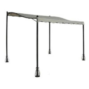 B0156387 COPERTURA DA ESTERNO - GAZEBO VETTE ROOF LINEARE IN FERRO 3X4 00906 [VE