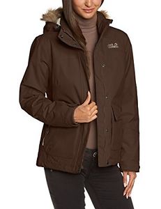 Tg Medium| Jack Wolfskin, Giacca imbottita Donna Nova Scotia, Marrone (Mocca), M