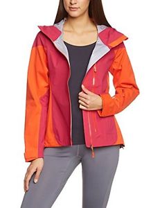Tg XL| Odlo, Giacca Donna Gore-Tex Active Shell, Rosa (Cerise - Spicy Orange), X