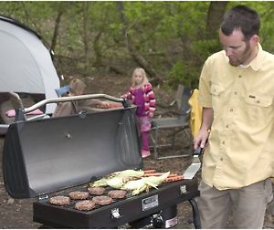 Camp Chef Deluxe Barbeque Box, Hinged Lid, For 2 Burners