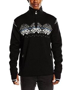 Tg Large| Dale of Norway - Pullover da uomo impermeabile Snetind, colore nero/bi