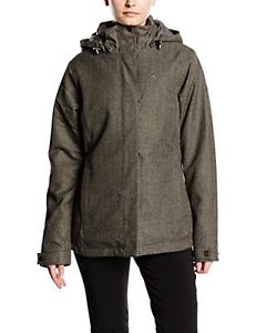 Tg 46| Vaude Limford - Giacca a vento da donna, marrone (lightbrown), 46