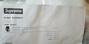 Supreme x The North Face Big Haul Backpack (Black)