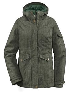 Tg 34| Vaude Yale Jacket VI - Cappotto da donna, Verde (thyme), 34