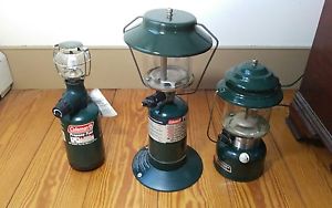 Vintage Coleman Lantern Lot of 3 Free Shipping