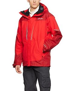 Tg Large| Berghaus Mera Peak Giacca, Uomo, Mera Peak, Extrem Red/Red Dahlia, L