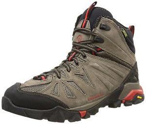 Tg 41 EU| Merrell Capra Mid Gore-tex - Scarpe da Arrampicata Alta Uomo, Marrone