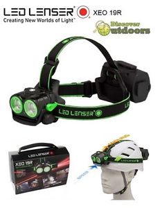 NEW Led Lenser XEO19R Black and Green Rechargeable Headlamp- 2000 Lumens HUNTING